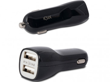 CARGADOR COCHE 2 USB 2.1A - INFORMATICA