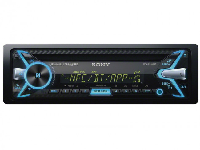 Sony MEX-N4100BT 55W Bluetooth Negro Receptor Multimedia para Coche - Radio  para Coche (87.5 - 107.9 MHz, 530 - 1710 kHz, Negro, 55 W, 178 x 177 x 50  mm, 1.2 kg) : : Electrónicos