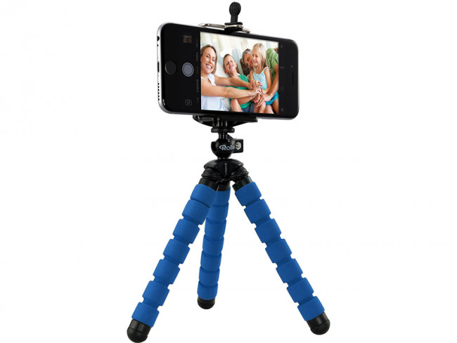 Trípode para móviles y cámaras de fotos compactas (500g)
